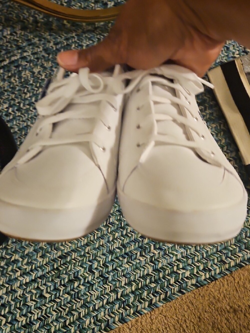Keds White Lace-Up Dream Foam Casual Sneakers - Picture 11 of 12